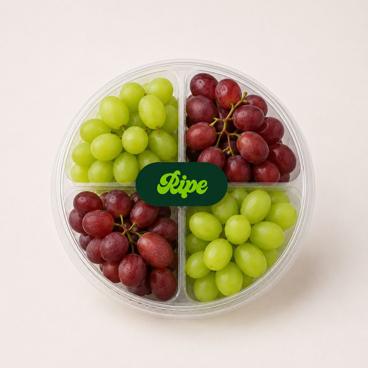 Cuts Box (2 Red, 2 Green Grapes)