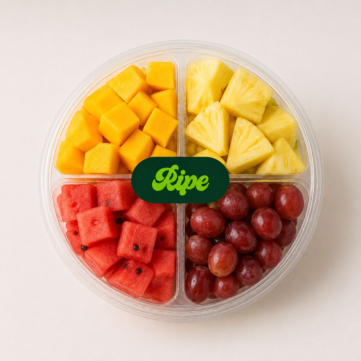 Cuts Box (Watermelon, Mango, Grapes, Pineapple)